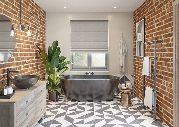 Kilkenny, Wool Grey - Roman Blind - Image 8